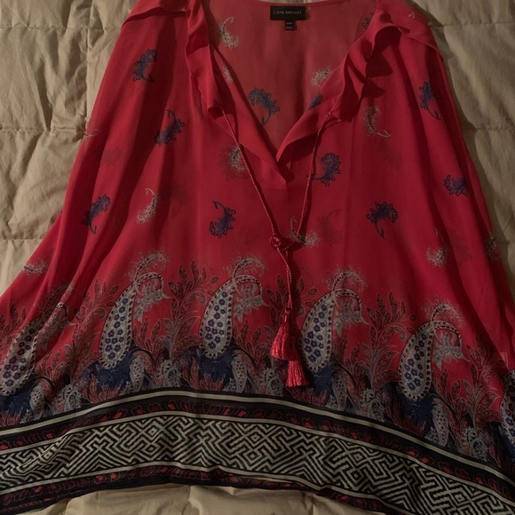 Lane Bryant Tops - Sheer blouse